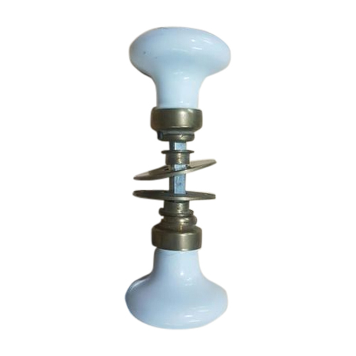 Ceramic And Brass Polished Mortise Door Knob