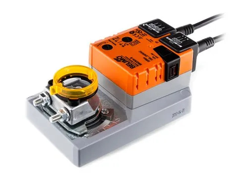 Damper Actuator - Linear Motion Valve, 250 lb Rated Load | Orange Color, 1" to 2" Stroke Length, ON/OFF or Modulating Usage