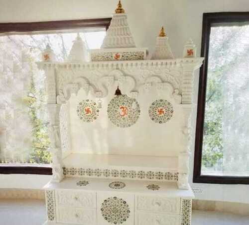 Durable White Marble Stone Temple