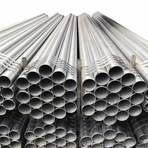 Galvanized Iron Pipes - High Strength Corrosion Resistant Rust Free | Durable Grey Round Shape Versatile Application