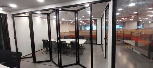 Glass Wall Partition - Color: White