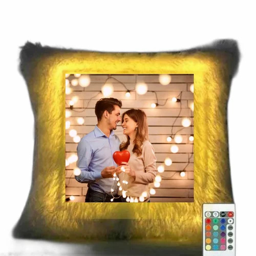 Sublimation Led Fur Cushion 