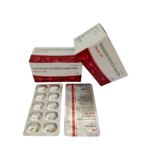 Ferrov-Xt Ferrous Ascorbate Folic Acid Zinc Tablet