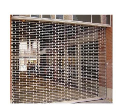 Grill Type Rolling Shutter - Metal Construction, Vertical Opening Pattern | New Condition, Easy To Clean, Low Maintenance