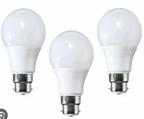 LED Bulbs - Ceramic & Plastic Body, Round Shape, Energy Efficient White Lighting | Durable, New Condition, Stylish Design