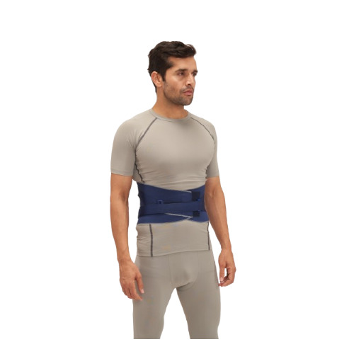 Lumbo Sacral Belt - Double Support, Elastic and Adjustable Fit | Skin Friendly, Flexible Design for Back Pain Relief, Suitable for Men and Children