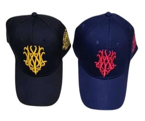 Men Cotton Caps - Free Size, Multicolor Embroidered Sporty Designs | Casual And Sports Wear