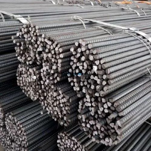 Mild Steel Tmt Bars - Round Shape, Standard Size, Gray Color | High Tensile Strength, Ruggedly Constructed, Corrosion & Weather Resistant, Polished Finish