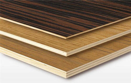 Plywood Veneer - Hardwood, Standard Size, Brown Color, Smooth Finish , Moisture Proof, Wear Resistant, Ideal for Furniture & Doors