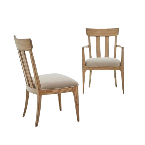Restaurant Dining Chair - Mango Wood Construction, Modern Antique Design | Customizable Size, Eco-friendly, Handmade Artwork, Durable And Easy To Install