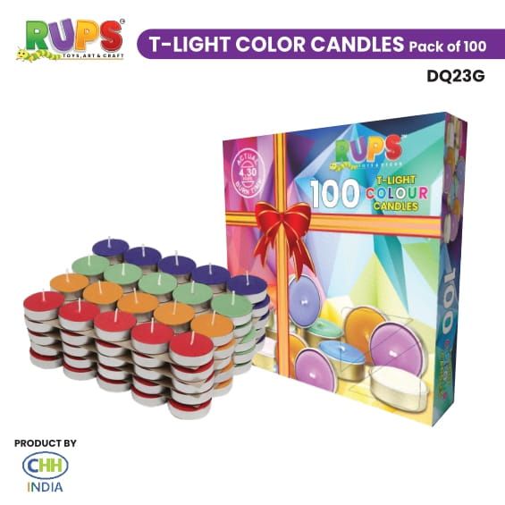 T-Light Color Candle (Pack of 100)