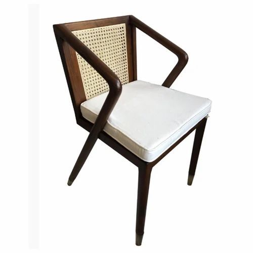 Teak Wood Dining Chair - Premium Quality, Optimum Comfort | Modern Design, Low Back, Eco-Friendly Wood