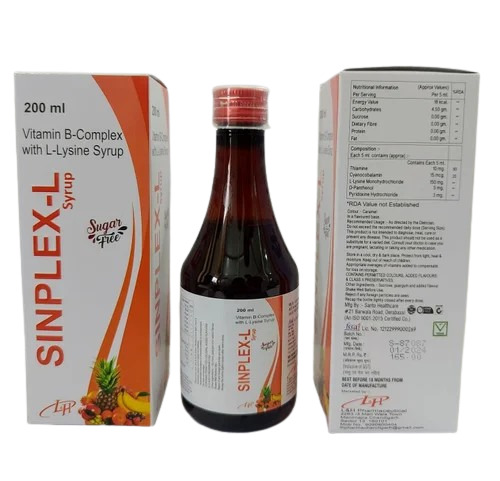 Vitamin B Complex with L Lysine Syrup