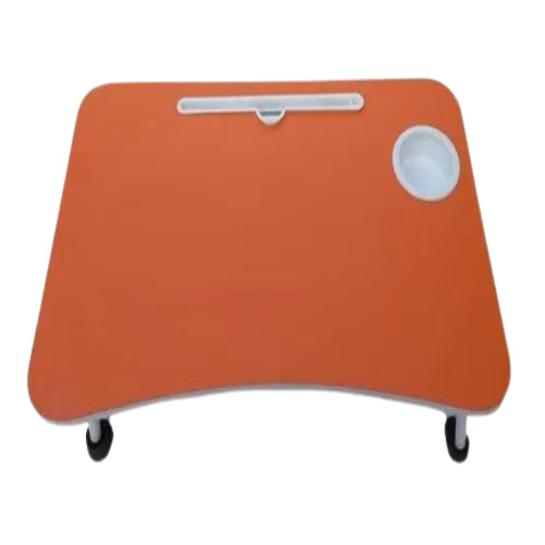 Wooden Study Table - 23.6x15.7x11 Inches | Premium Quality Foldable Design Eco-Friendly Orange Finish