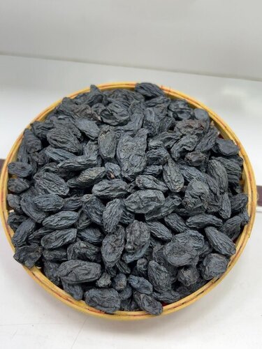 Black Raisins - Large Non Glutinous, Organic Black Color | Rich in Antioxidants, High Fiber, Natural Energy Boost, Low Fat, No Added Sugars, Ideal for Baking and Salads