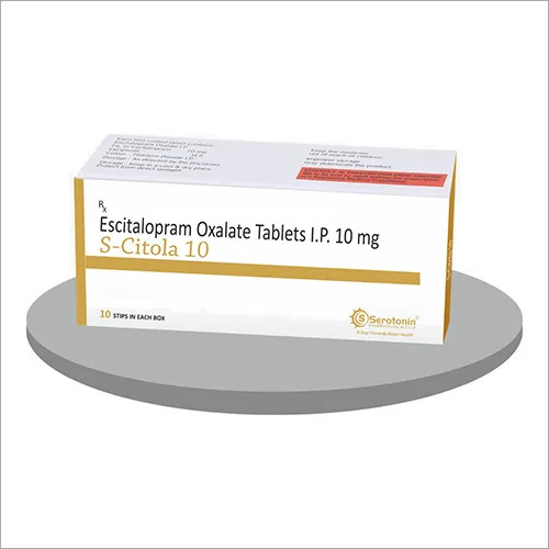 Escitalopram Oxalate Tablets IP - Prescription-Only Medication, For Hospital and Clinic Use, Store in Cool and Dry Place
