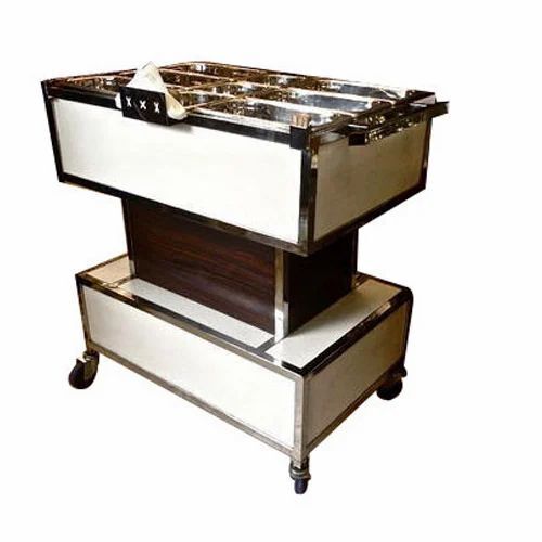 Snacks Trolley - Premium Quality Stainless Steel, Customized Size And Multicolor Design For Optimal Restaurant Usage