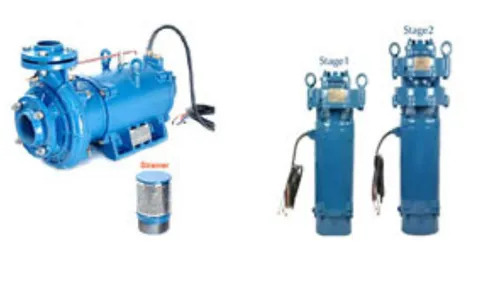 Submersible Pump - Metal | High Efficiency, High Pressure, Corrosion and Shock Resistant, Easy to Install and Operate, Heavy-Duty Painted Finish