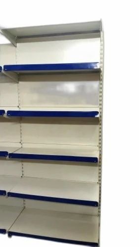 Garment Display Rack - Premium Quality, 5 Shelves, White Color | Heavy Duty, Corrosion Resistant, Fine Finish, Supermarket Usage