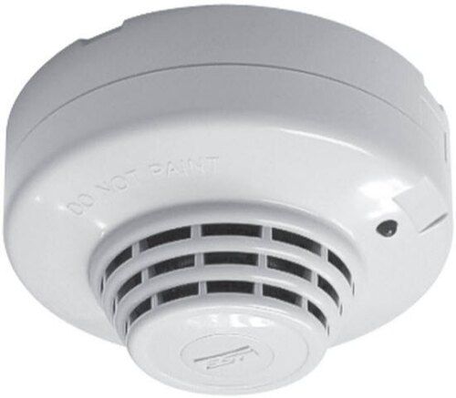 Smoke Detector - Mild Steel, White Color | Early Smoke and Fire Detection, Reliable Audible Alarm, Battery or Hardwired Options, Easy Installation and Maintenance for Residential and Commercial Use