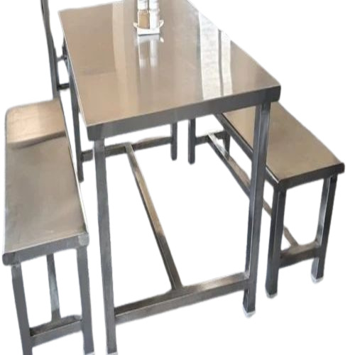 Table Bench - Premium Quality Matte Finish Stainless Steel, Customizable Rectangular Design, Attractive and Optimum Features