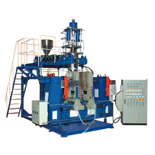 Accumulator Head Blow Molding Machine - Color: Blue