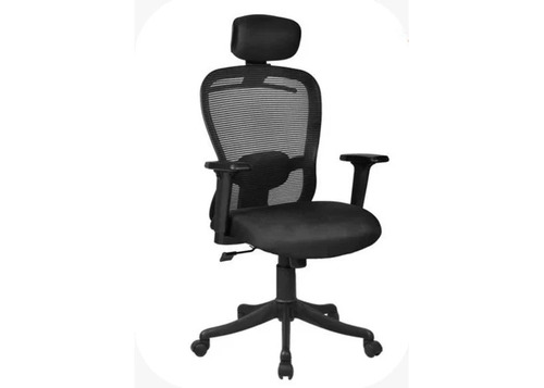 High Back Office Executive Chair - Mesh Material, Height Adjustable Design, Modern Appearance | Adjustable Arms, Easy to Clean, Corrosion Resistant, No Assembly Required