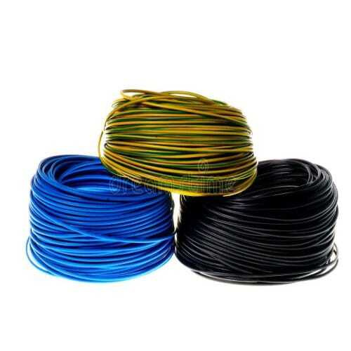 Cable Wire - Pvc Material, Roll Packaging, Multicolor, Copper Conductor | Warranty Available, Industrial Usage, Functionality For Current