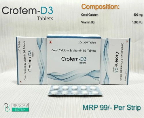 Coral Calcium 500mg & Vitamin D3 1000iu Tablets