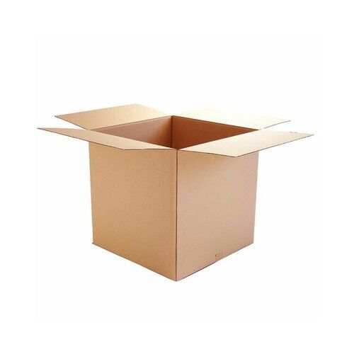 Corrugated Boxes - Single Wall, Brown Art Paper | Eco-Friendly, Digital Printing, UV Surface Finish, Plain Design