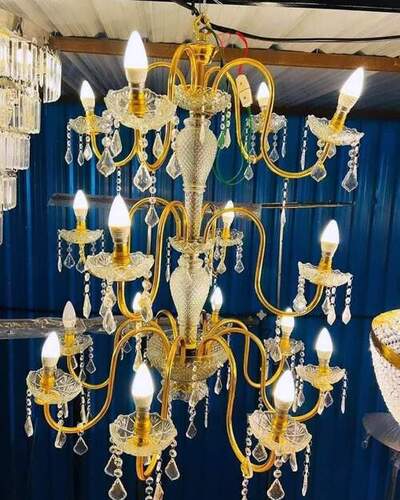 Glass Italian Chandelier Pendant Light