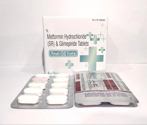 Glimepiride 2mg Metformin 1000mg (SR) Tablets