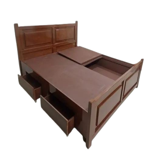 King Size Wooden Storage Bed