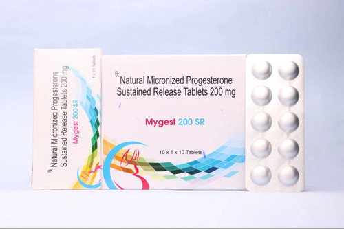 Micronized Progesterone Sustained Release 200mg Tablets
