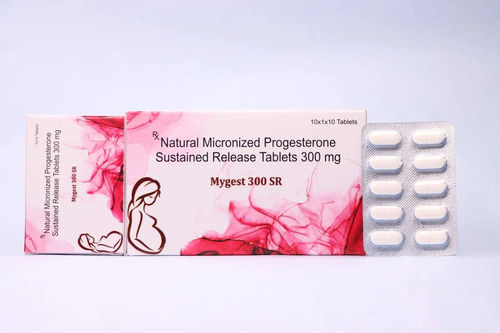 Micronized Progesterone Sustained Release 300 mg Tablets