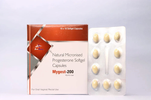 Natural Micronised Progesterone 200mg Softgel Capsules