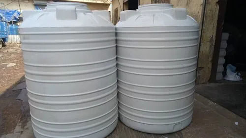 Plastic Water Storage Tank - Color: White