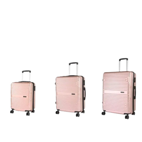 Rose Gold Trolley Luggage Bag