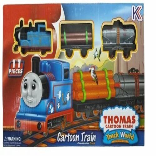 Cartoon Train - Plastic, Customize Size | Multicolor, For Ages 4-6 Years, Rectangular Shape, Premium Quality Design