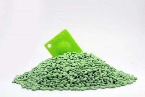 3111 Jgt Green Masterbatch - Eco Friendly Granules, Highly Pure Recycled Material for Injection Molding