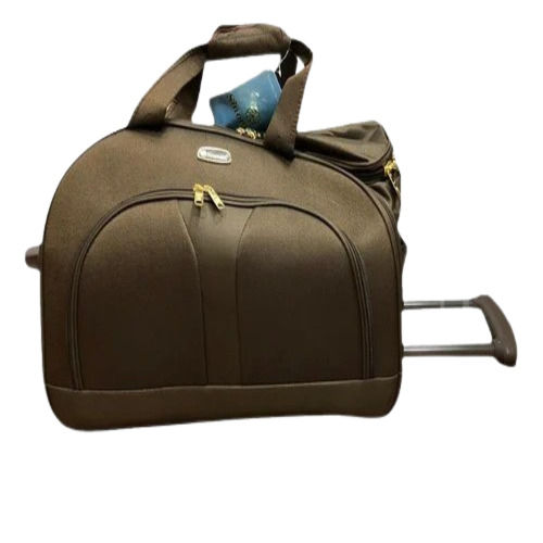 Brown Duffle Trolley Bag