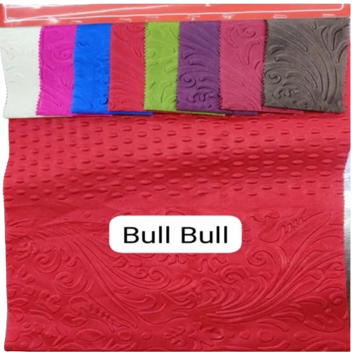 Curtain Embossed Fabric - Polyester Handloom Fabric, Custom Size, Multicolour Plain/Solid Prints for Upholstery & Home Furnishings