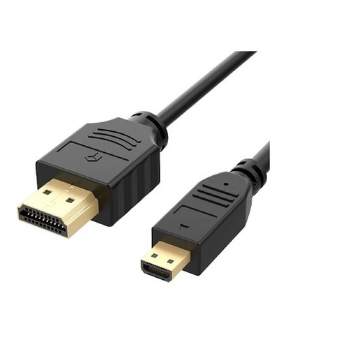 HDMI Cable - 1.5m Flexibility, Black ETFE Jacket | High-Speed 4K & 3D Video Support, Gold-Plated Connectors, Shielded Against Interference
