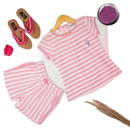 Kids Top And Shorts Set - Age Group: 2-8 Years