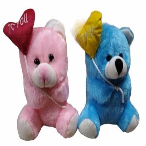 Love Teddy - Small Size Multicolor | Premium Quality, Optimum Comfort, Silicon Filling, Ideal for All Genders, Home Use