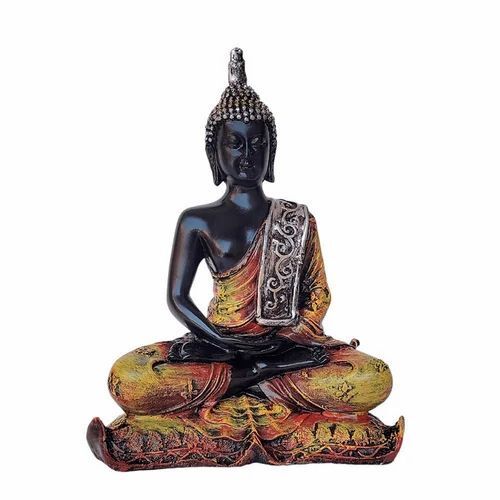 Meditating Buddha Resin Statue