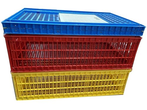 Plastic Poultry Crates - Load Capacity: 50  Kilograms (Kg)