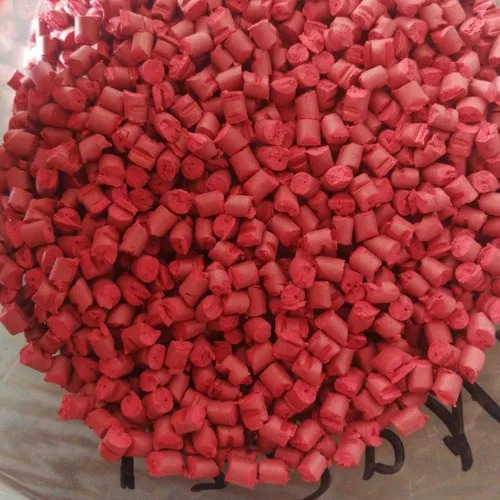 Red Masterbatch - Eco-Friendly Recycled Granules | Injection Molding Application, High-Quality Red Color