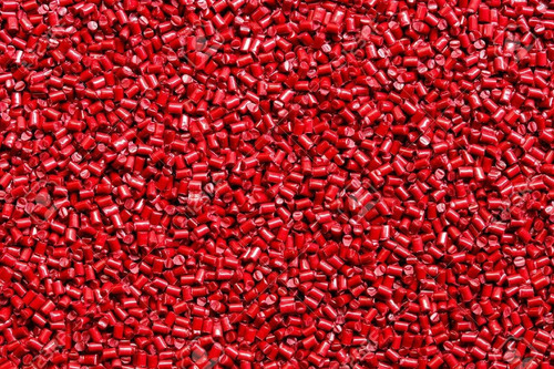 Red Plastic Masterbatch - Recycled Granules, Eco-Friendly Injection Molding Application
