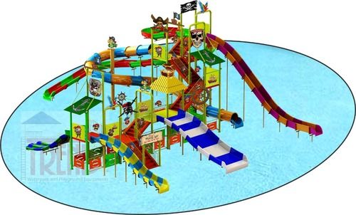 Water Park Pirate Theme Play Structure